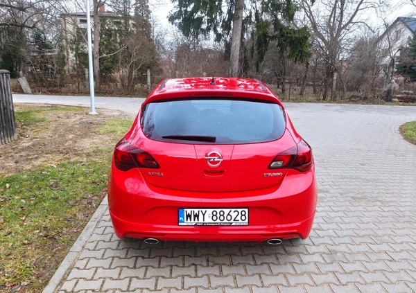 Opel Astra cena 28500 przebieg: 285000, rok produkcji 2013 z Wyszków małe 121